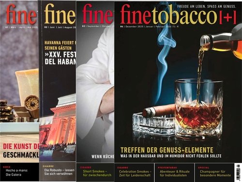 Zigarrenzubehör der Serie Fine Tobacco Zigarrenmagazine
