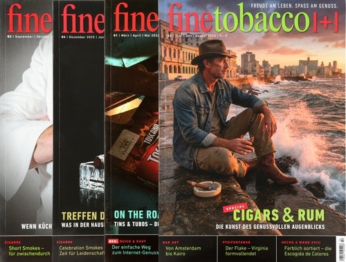 Zigarrenzubehör der Serie Fine Tobacco Zeitschrift