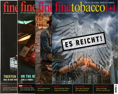 Zigarrenzubehör der Serie Fine Tobacco Zeitschrift