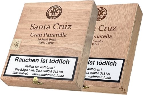 Zigarillos der Serie Kleinlagel Santa Cruz