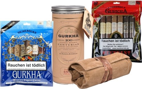 Gurkha Sampler Zigarren der Serie Gurkha Sampler