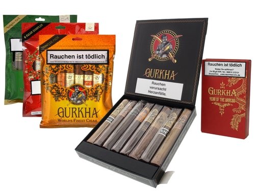 Zigarren der Serie Gurkha Sampler