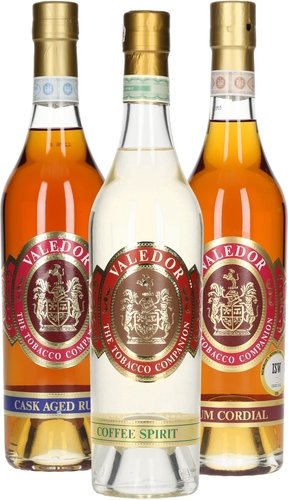 Spirituosen der Serie Valedor Rum