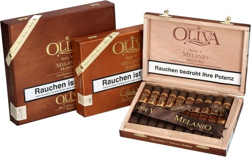 Zigarren der Serie Oliva Serie V Melanio Maduro (Boxpressed)