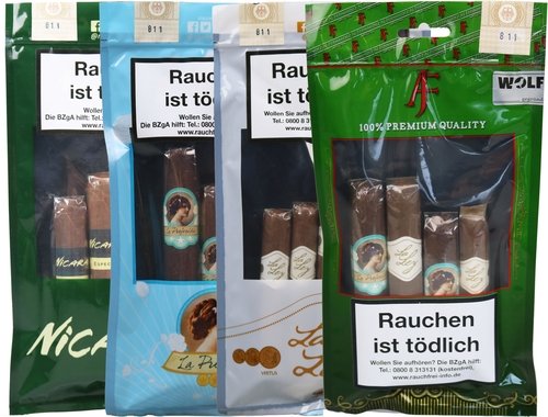 Zigarren der Serie Nicarao Sampler