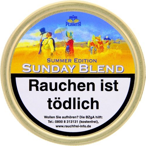 Tabak der Serie Sunday Blend (formerly: Unitas/Planta)