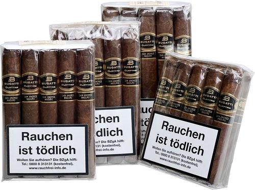 Bugatti Quattro Maduro Zigarren der Serie Bugatti Quattro Maduro