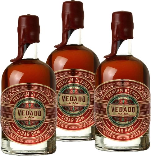 Spirituosen der Serie Vedado Premium Rum