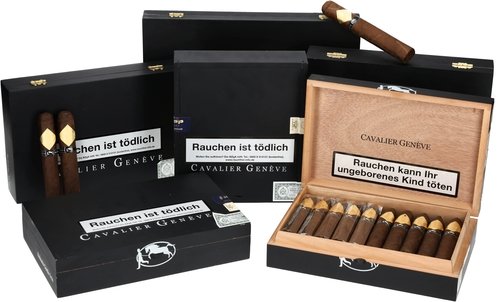 Zigarren der Serie Cavalier Genève Black II