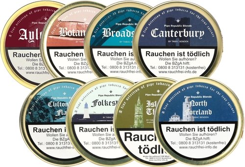 Tabak der Serie Pipe Republic Blends