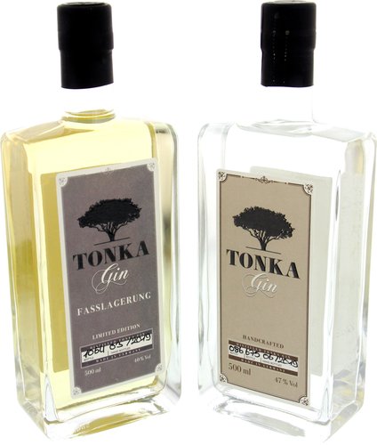 Spirituosen der Serie Tonka Gin