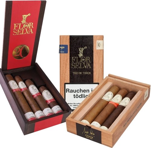 Flor de Selva Sampler Zigarren der Serie Flor de Selva Sampler