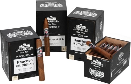Zigarren der Serie Bossner Black Edition (Nicaragua)