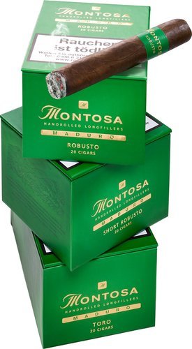 Zigarren der Serie Montosa Maduro