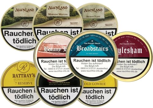 Tabak der Serie CIGARWORLD PIPES Pipe Tobacco Tasting Bundles