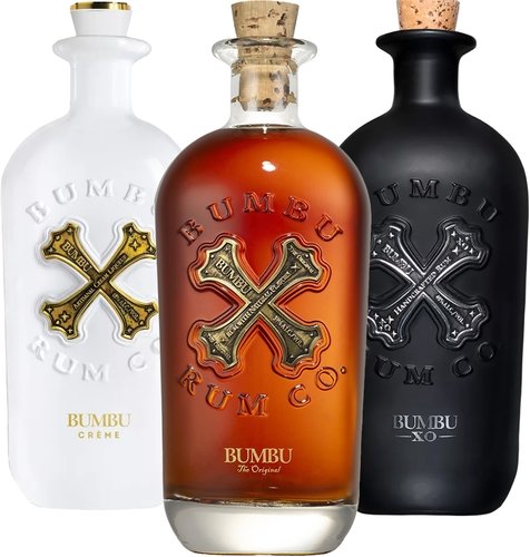 Spirituosen der Serie Ferrand Bumbu Rum