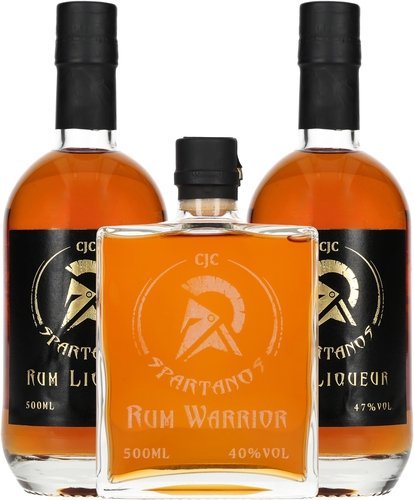 Spirituosen der Serie Spartanos Rum