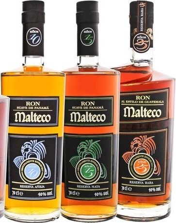 Spirituosen der Serie Ron Malteco Reserva