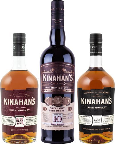 Spirituosen der Serie Kinahans Irish Whiskey