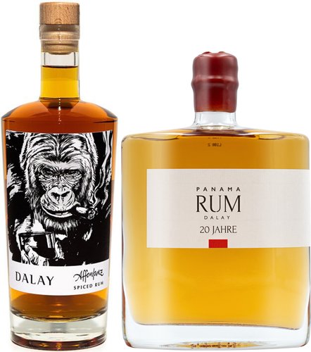 Spirituosen der Serie Dalay Rum