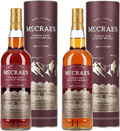 Spirituosen der Serie McCrae’s Whisky