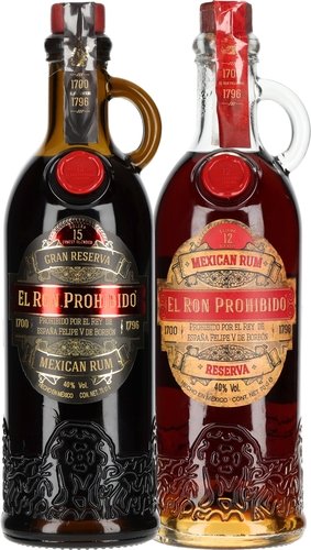 Spirituosen der Serie El Ron Prohibido Rum