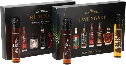 Spirituosen der Serie Ron Centenario Rum Probierset