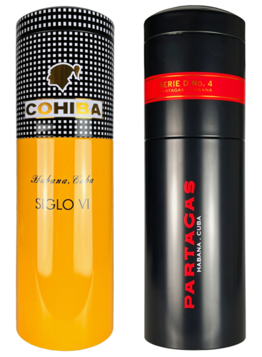 Zigarrenzubehör der Serie Habanos Großtubos (Aluminiumzylinder)