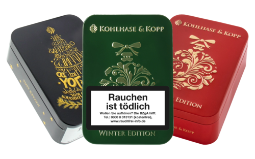Tabak der Serie Kopp Tobaccos Winter Edition Pfeifentabak