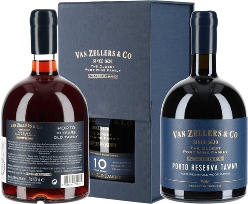 Van Zellers Portwein Spirituosen der Serie Van Zellers Portwein