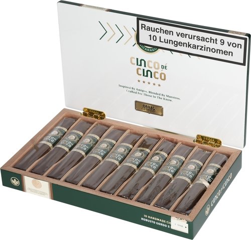 Zigarren der Serie Joya de Nicaragua Cinco de Cinco