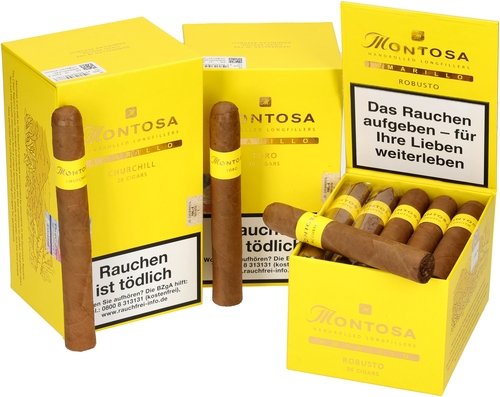 Zigarren der Serie Montosa Amarillo
