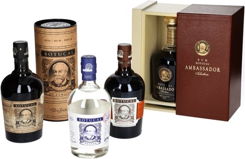 Spirituosen der Serie Botucal Rum