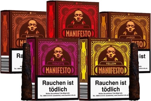 Zigarillos der Serie Manifesto Cigarillos