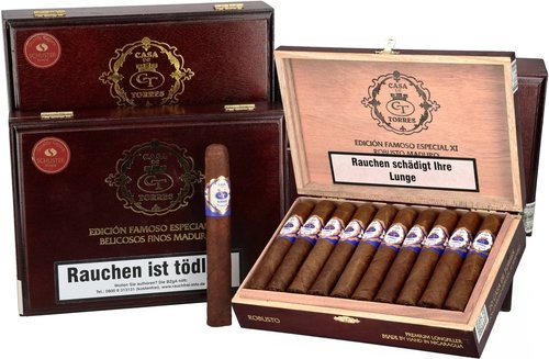 Zigarren der Serie Casa de Torres Edicion Famoso