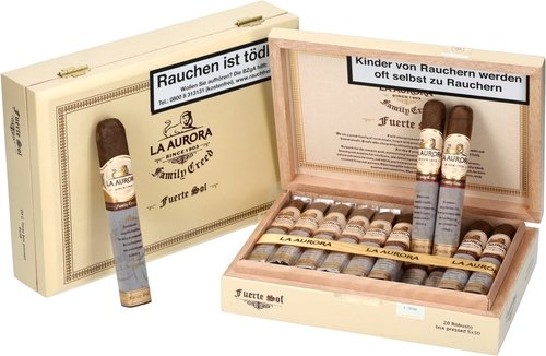 Zigarren der Serie La Aurora Family Creed Fuerte Sol