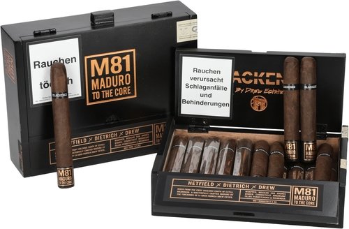 Zigarren der Serie Drew Estate Blackened M81 Maduro to the Core