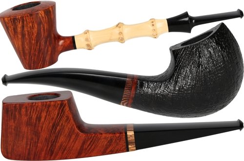 Pfeifen der Serie Berggreen Freehand Pipes