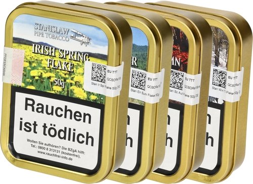 Tabak der Serie Stanislaw Seasons Flakes