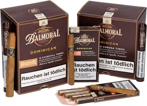 Zigarren der Serie Balmoral Dominican Selection