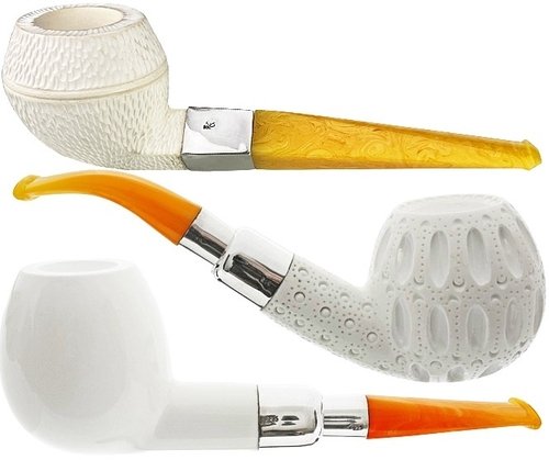 Pfeifen der Serie Andreas Bauer Spigot Meerschaumpfeifen