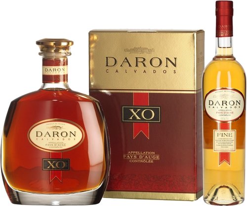 Spirituosen der Serie Daron Calvados