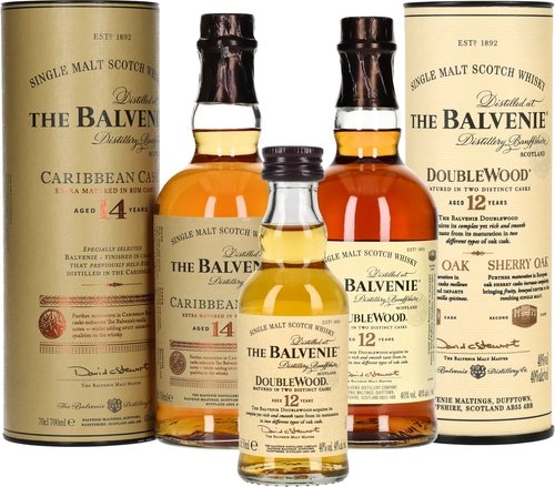 Spirituosen der Serie The Balvenie Single Malt Scotch Whisky