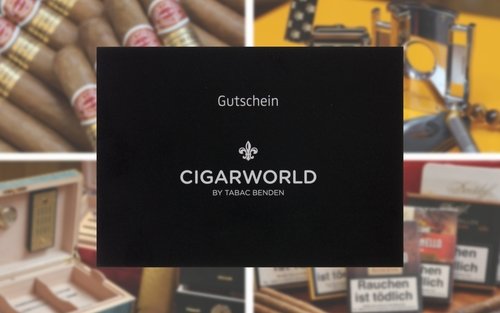 CIGARWORLD Geschenkgutscheine (Digital und Kartonkarte) Zigarrenzubehör der Serie CIGARWORLD Geschenkgutscheine (Digital und Kartonkarte)