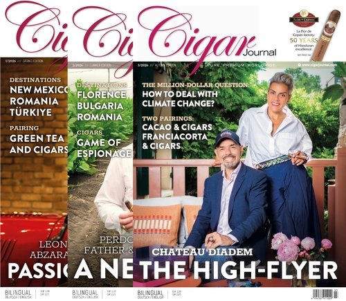 Zigarrenzubehör der Serie Cigar Journal Cigar Magazine