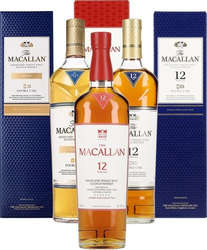 Spirituosen der Serie Macallan Single Malt Whisky