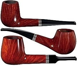 Pfeifen der Serie Vauen Laiton Plain