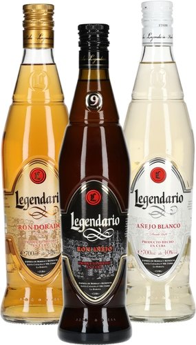 Spirituosen der Serie Ron Legendario Rum