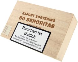 Holländische Export Sortering Classic Senoritas Sumatra Holzkiste