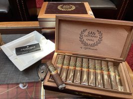 San Lotano Oval P. Robusto Tasting